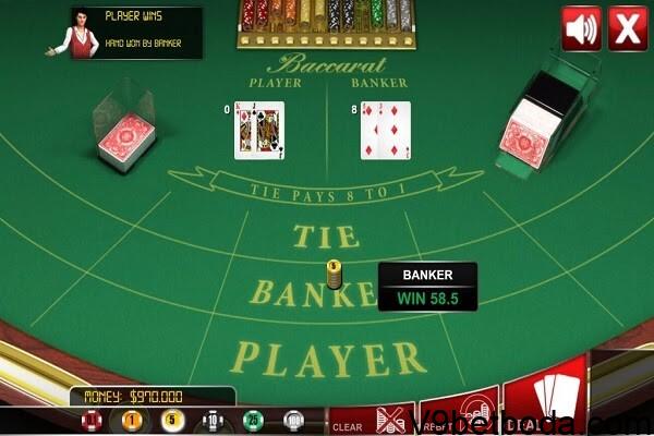 Công thức đặt cược game Baccarat hiệu quả 