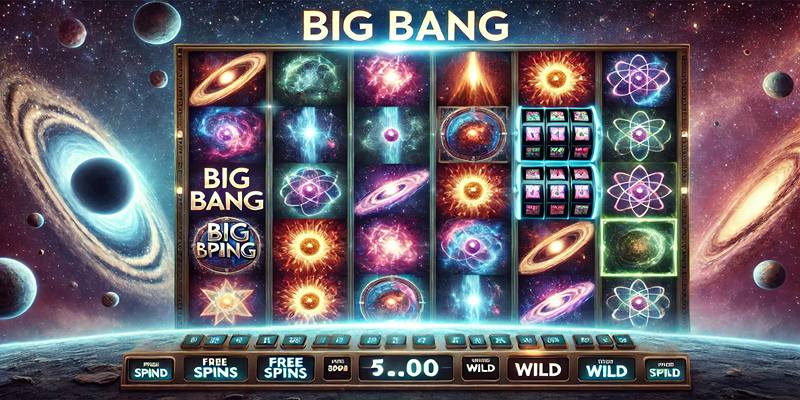 Big Bang – trò chơi slot với đồ họa vũ trụ 3D và cơ chế Cluster Pays